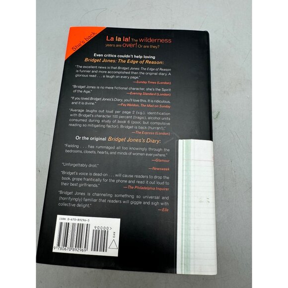 Bridget Jones: The Edge Of Reason By Helen Fielding Hardcover Book READ - Picture 3 of 9